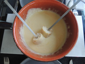 traditionele Zwitserse kaasfondue